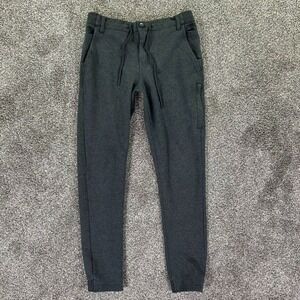 686 Everywhere Collection Charcoal Gray Fleece Jogger Pant Men Small Casual Work